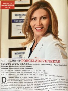 The Face of Porcelain Veneers. Washingtonian 2024
