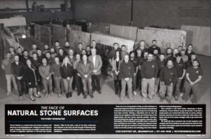 Face of Natural Stone Surfaces