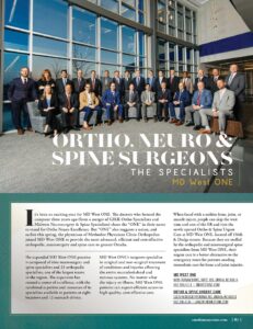 Face of Ortho, Neuro & Spine Surgeons